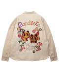 PANDIESTA(パンディエスタ) |SB 熊猫謹製 シーサーぱんだ シャンブレーシャツ(575201 MENS)