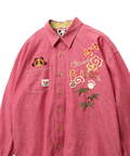 PANDIESTA(パンディエスタ) |SB 熊猫謹製 シーサーぱんだ シャンブレーシャツ(575201 MENS)