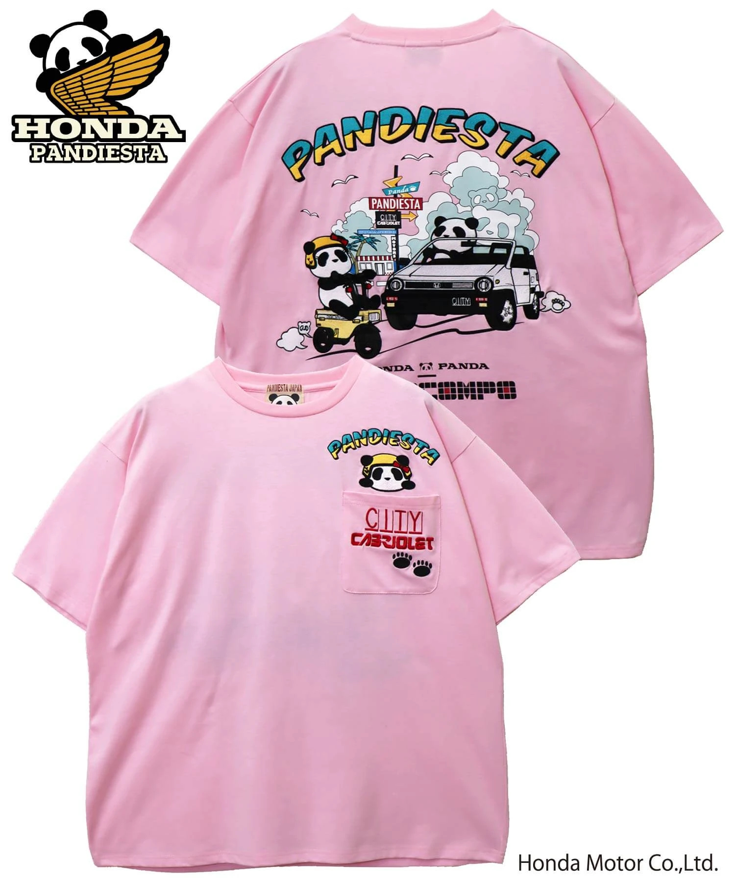 happy streetさん専用 SB Honda Pandiesta CITY＆MOTOCOMPO S/S Tee(585504 MENS