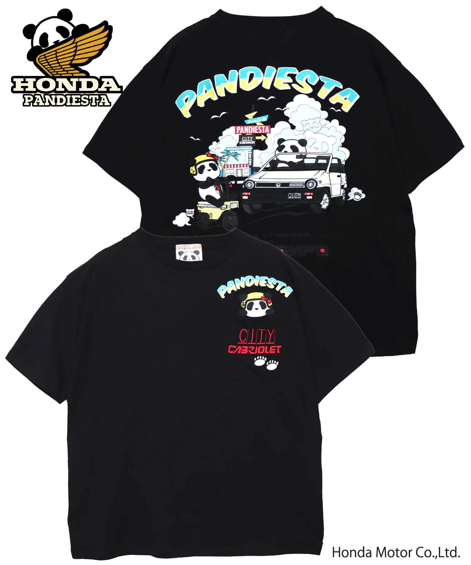 SB Honda Pandiesta CITY＆MOTOCOMPO S/S Tee(585504 MENS