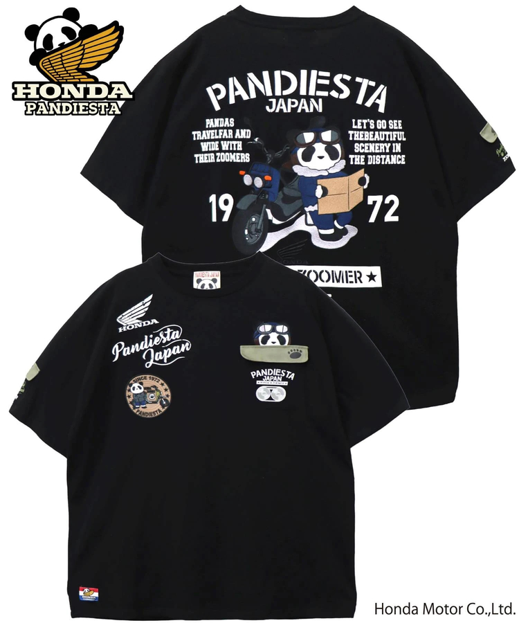 PANDIESTA(パンディエスタ) |SB Honda Pandiesta ZOOMER ミリタリー S/S Tee(585505 MENS)