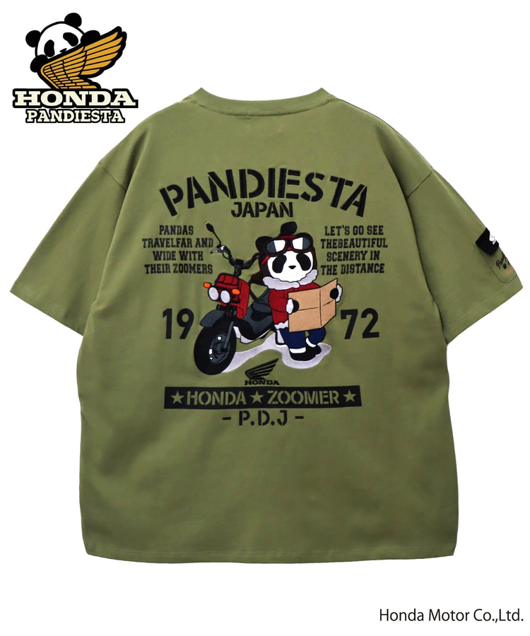 PANDIESTA(パンディエスタ) |SB Honda Pandiesta ZOOMER ミリタリー S/S Tee(585505 MENS)