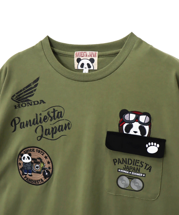 PANDIESTA(パンディエスタ) |SB Honda Pandiesta ZOOMER ミリタリー S/S Tee(585505 MENS)