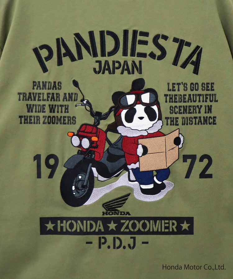 PANDIESTA(パンディエスタ) |SB Honda Pandiesta ZOOMER ミリタリー S/S Tee(585505 MENS)