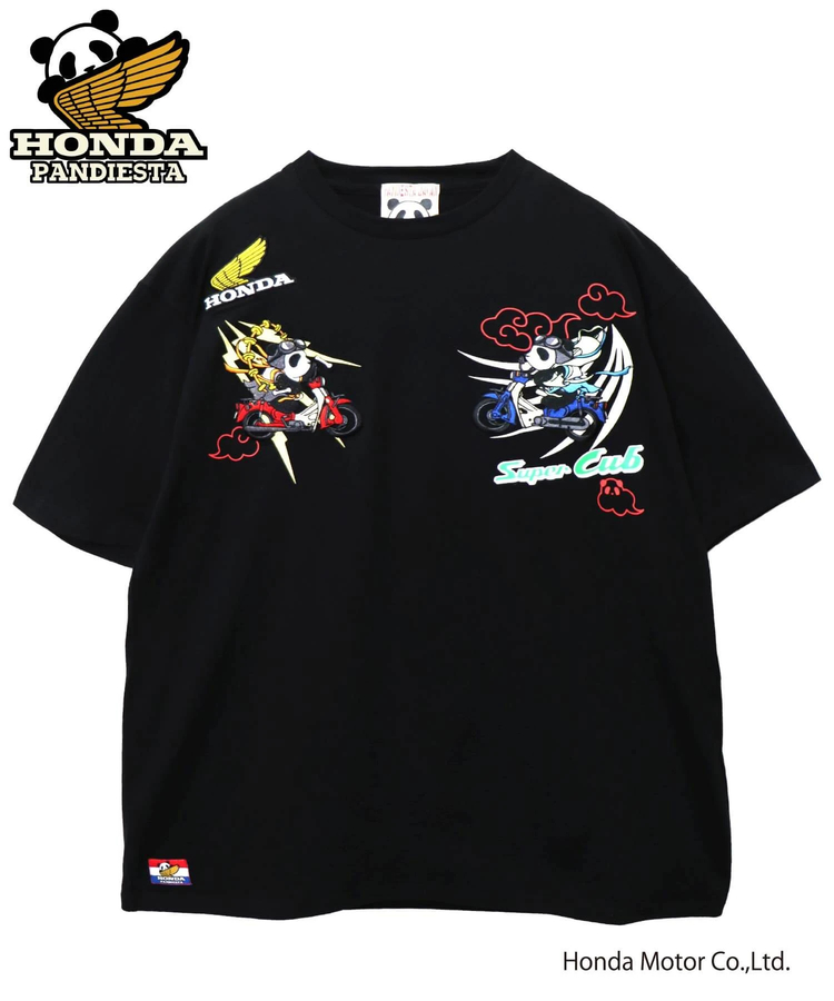 PANDIESTA(パンディエスタ) |SB Honda Pandiesta 風雷神 スーパーカブ S/S Tee(585507 MENS)
