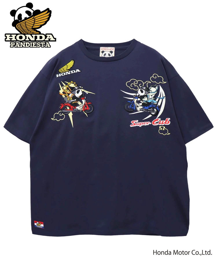 PANDIESTA(パンディエスタ) |SB Honda Pandiesta 風雷神 スーパーカブ S/S Tee(585507 MENS)