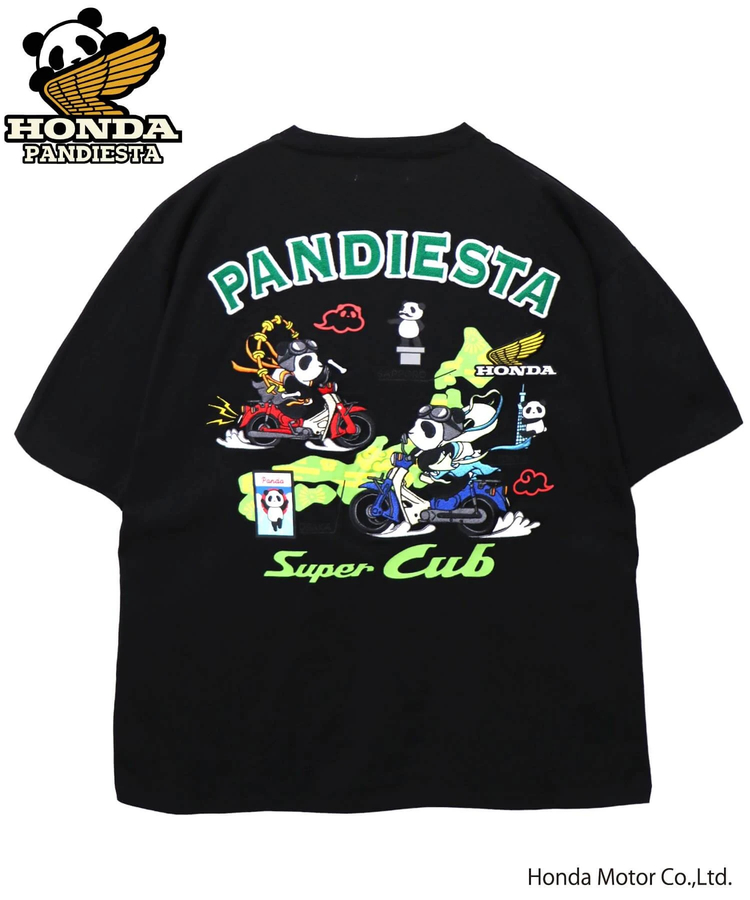 PANDIESTA(パンディエスタ) |SB Honda Pandiesta 風雷神 スーパーカブ S/S Tee(585507 MENS)