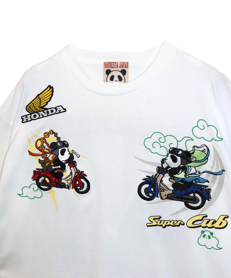 PANDIESTA(パンディエスタ) |SB Honda Pandiesta 風雷神 スーパーカブ S/S Tee(585507 MENS)