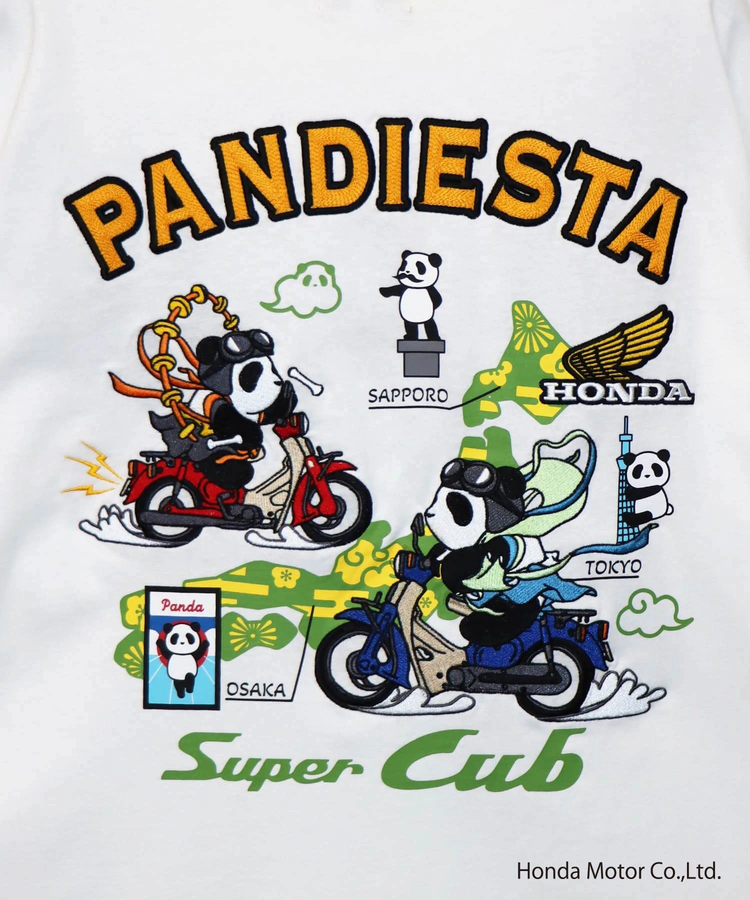 PANDIESTA(パンディエスタ) |SB Honda Pandiesta 風雷神 スーパーカブ S/S Tee(585507 MENS)
