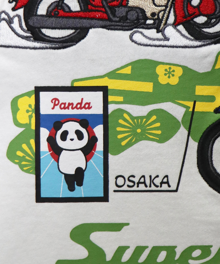 PANDIESTA(パンディエスタ) |SB Honda Pandiesta 風雷神 スーパーカブ S/S Tee(585507 MENS)