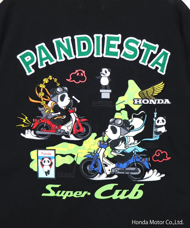 PANDIESTA(パンディエスタ) |SB Honda Pandiesta 風雷神 スーパーカブ S/S Tee(585507 MENS)