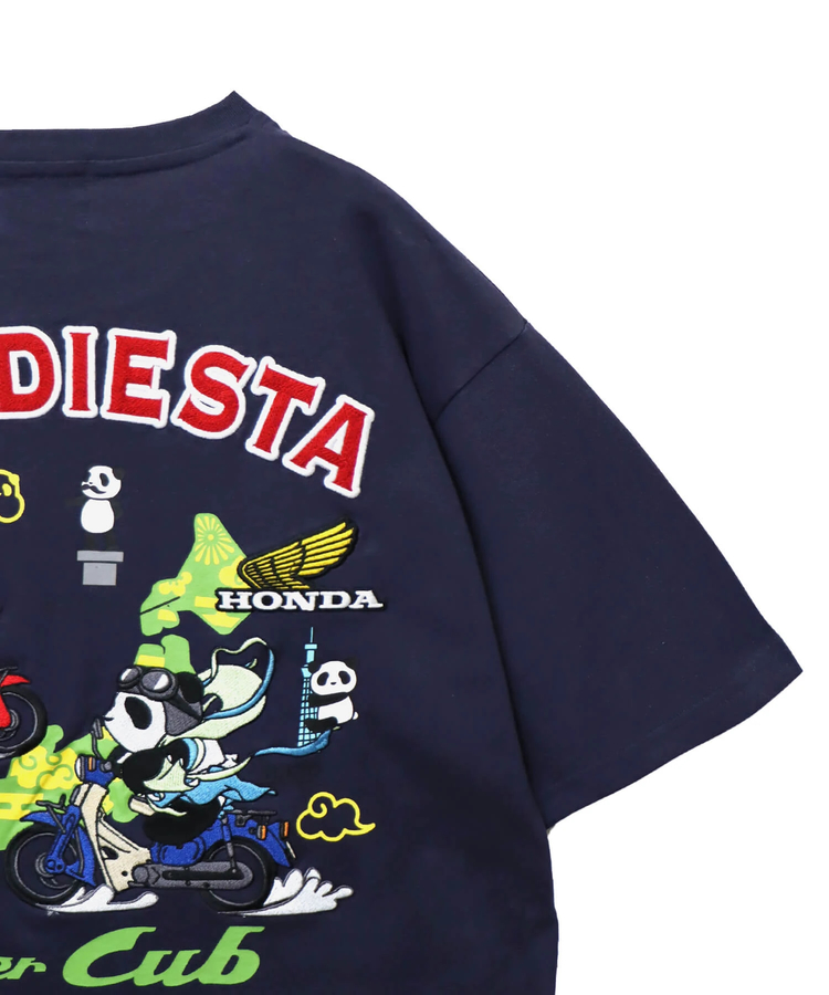 PANDIESTA(パンディエスタ) |SB Honda Pandiesta 風雷神 スーパーカブ S/S Tee(585507 MENS)