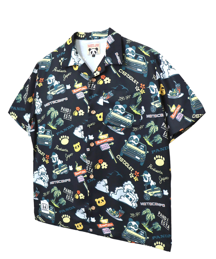 PANDIESTA(パンディエスタ) |SB Honda Pandiesta シティとモトコンポとパンダと アロハシャツ(585510 MENS/WOMENS)