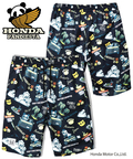 PANDIESTA(パンディエスタ) |SB Honda Pandiesta シティとモトコンポとパンダと アロハ ショートパンツ(585511 MENS/WOMENS)