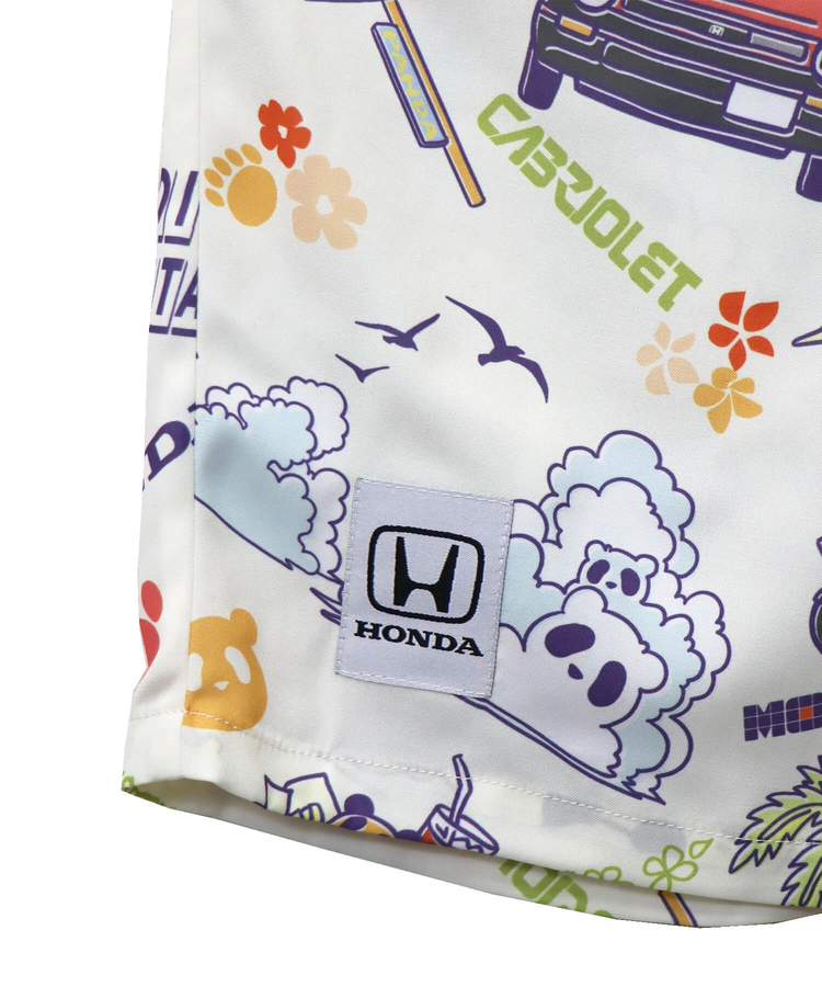 PANDIESTA(パンディエスタ) |SB Honda Pandiesta シティとモトコンポとパンダと アロハ ショートパンツ(585511 MENS/WOMENS)