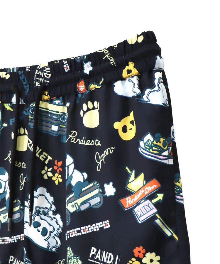 PANDIESTA(パンディエスタ) |SB Honda Pandiesta シティとモトコンポとパンダと アロハ ショートパンツ(585511 MENS/WOMENS)