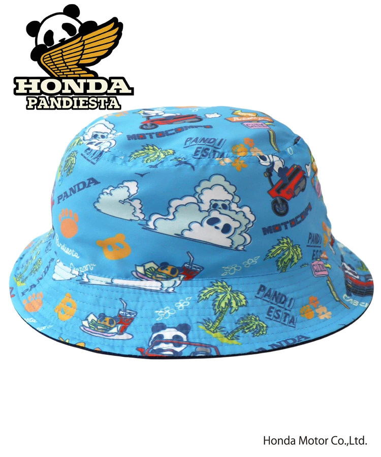 PANDIESTA(パンディエスタ) |SB Honda Pandiesta シティとモトコンポとパンダと アロハ バケットハット リバーシブル(585512 MENS/WOMENS)