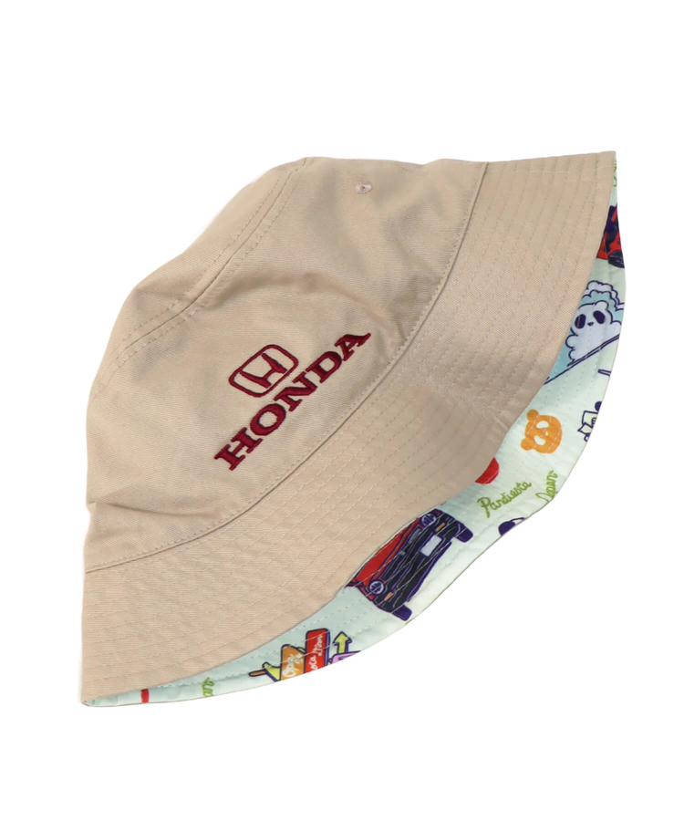 PANDIESTA(パンディエスタ) |SB Honda Pandiesta シティとモトコンポとパンダと アロハ バケットハット リバーシブル(585512 MENS/WOMENS)