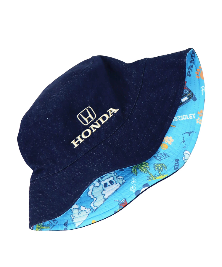 PANDIESTA(パンディエスタ) |SB Honda Pandiesta シティとモトコンポとパンダと アロハ バケットハット リバーシブル(585512 MENS/WOMENS)