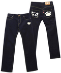 PANDIESTA(パンディエスタ) |SB 熊猫謹製 スリムストレート ストレッチ デニム パンツ(595650 MENS）