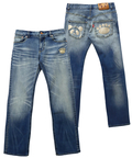 PANDIESTA(パンディエスタ) |SB 熊猫謹製 スリムストレート ストレッチ デニム パンツ(595650 MENS）