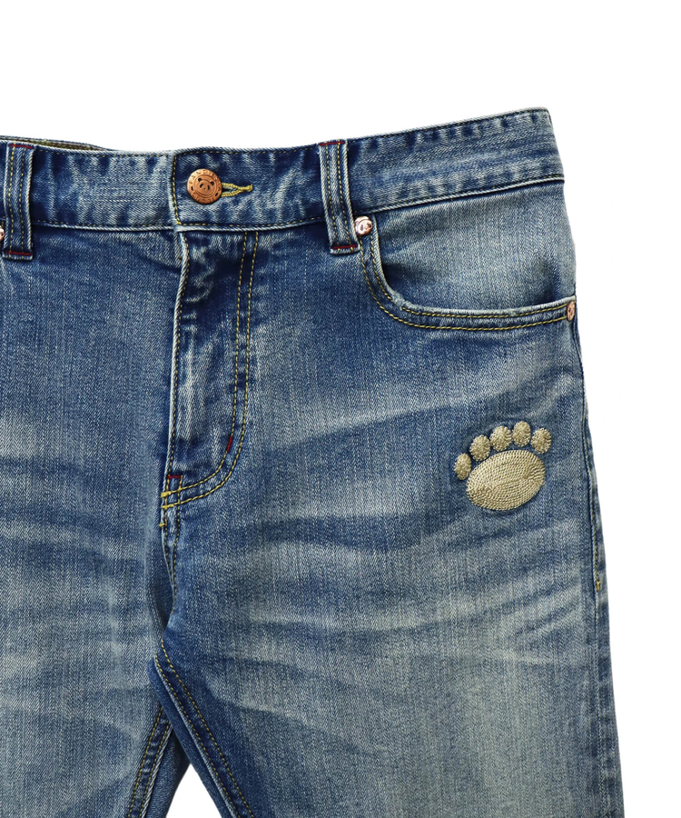 PANDIESTA(パンディエスタ) |SB 熊猫謹製 スリムストレート ストレッチ デニム パンツ(595650 MENS）