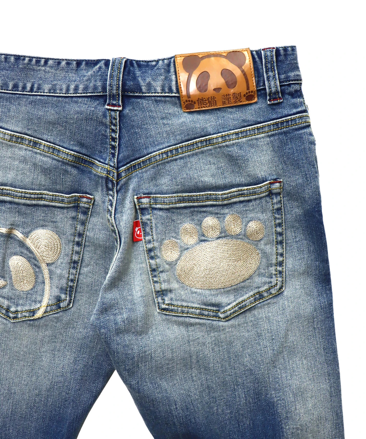 PANDIESTA(パンディエスタ) |SB 熊猫謹製 スリムストレート ストレッチ デニム パンツ(595650 MENS）