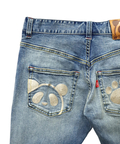 PANDIESTA(パンディエスタ) |SB 熊猫謹製 スリムストレート ストレッチ デニム パンツ(595650 MENS）