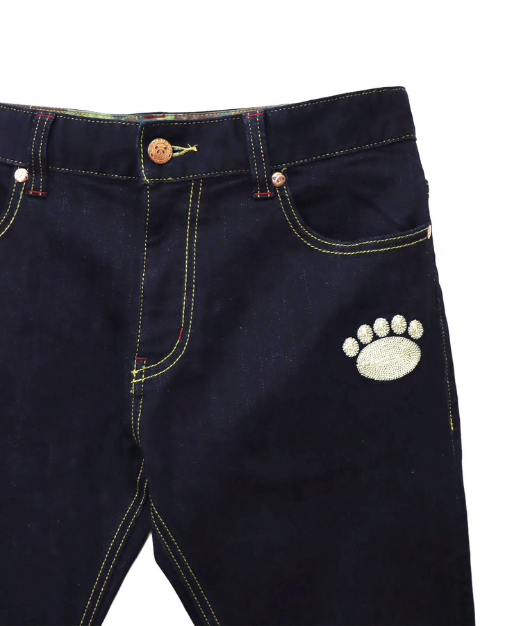 PANDIESTA(パンディエスタ) |SB 熊猫謹製 スリムストレート ストレッチ デニム パンツ(595650 MENS）