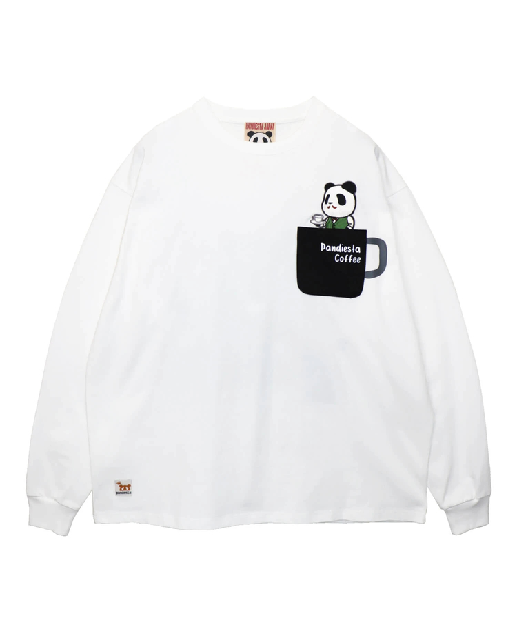 PANDIESTA(パンディエスタ) |SB PANDIESTA 大熊猫喫茶店 ロングスリーブ Tシャツ(595208 MENS)