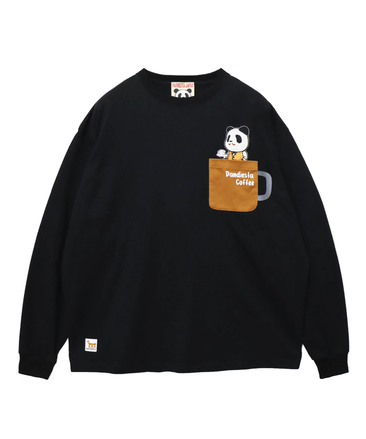PANDIESTA(パンディエスタ) |SB PANDIESTA 大熊猫喫茶店 ロングスリーブ Tシャツ(595208 MENS)