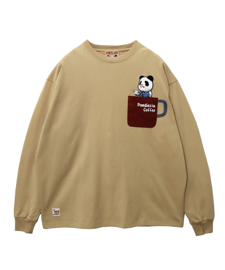 PANDIESTA(パンディエスタ) |SB PANDIESTA 大熊猫喫茶店 ロングスリーブ Tシャツ(595208 MENS)