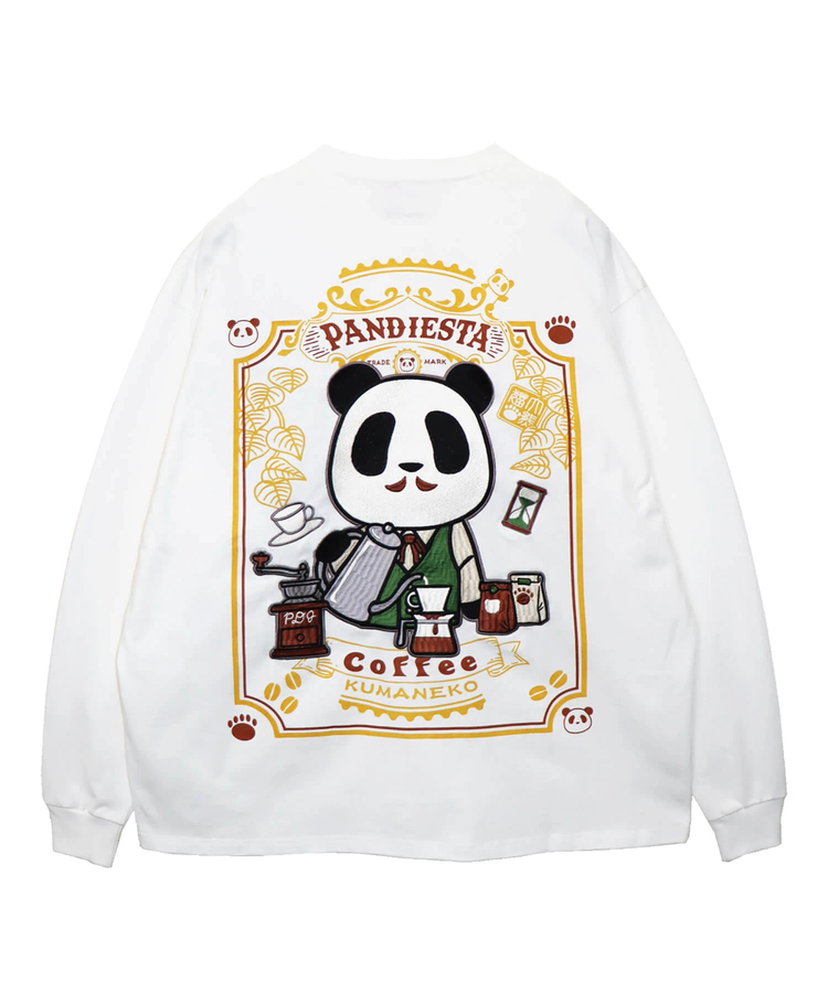 PANDIESTA(パンディエスタ) |SB PANDIESTA 大熊猫喫茶店 ロングスリーブ Tシャツ(595208 MENS)