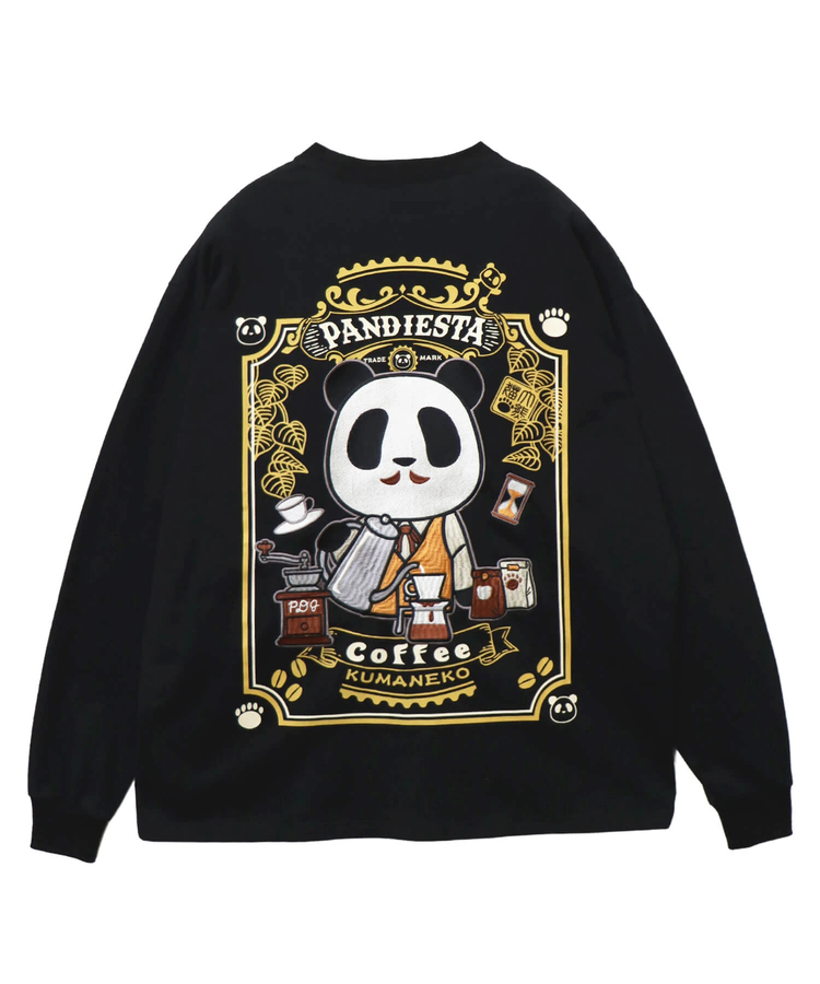 PANDIESTA(パンディエスタ) |SB PANDIESTA 大熊猫喫茶店 ロングスリーブ Tシャツ(595208 MENS)