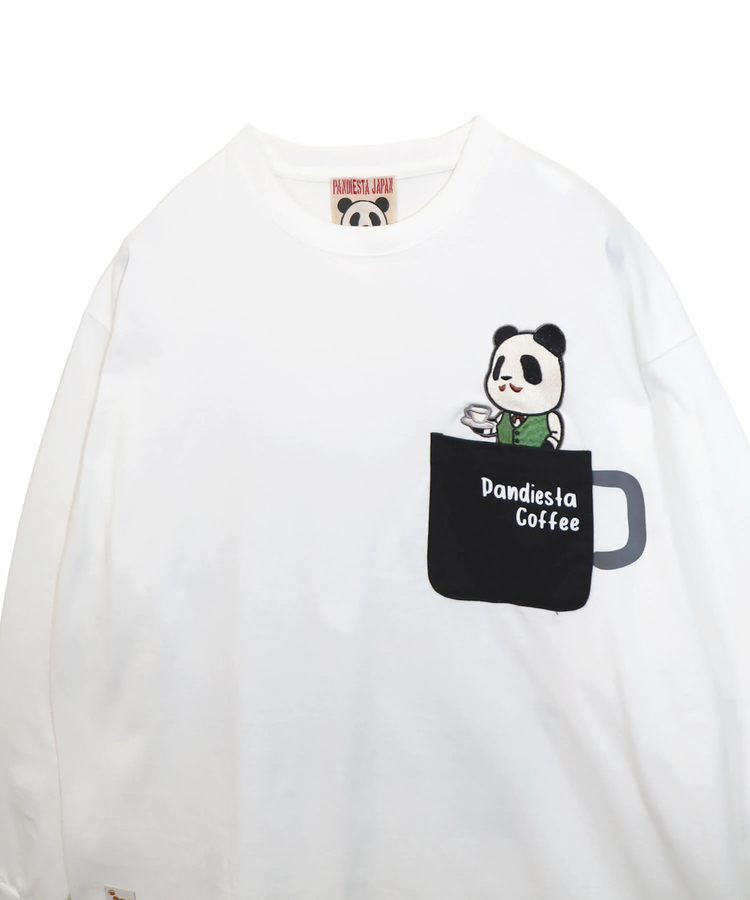 PANDIESTA(パンディエスタ) |SB PANDIESTA 大熊猫喫茶店 ロングスリーブ Tシャツ(595208 MENS)