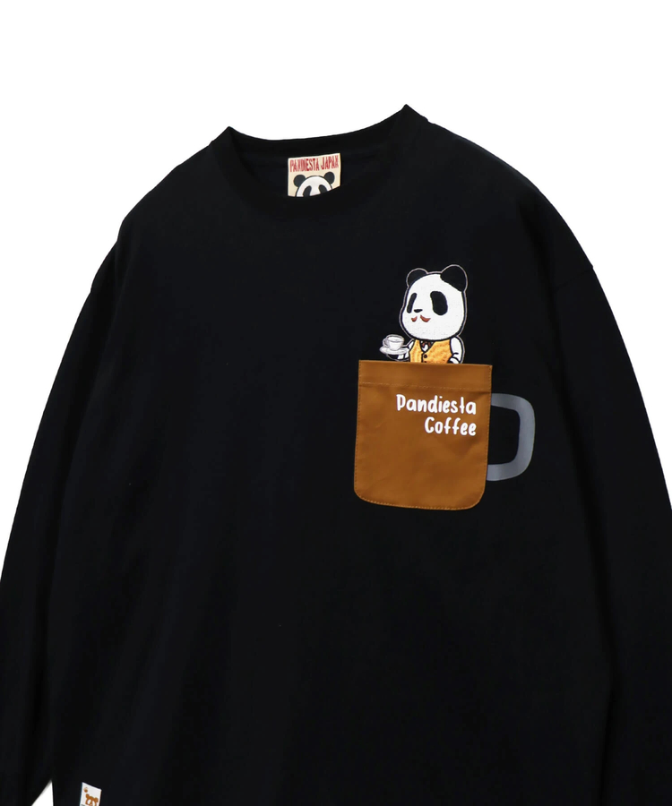 PANDIESTA(パンディエスタ) |SB PANDIESTA 大熊猫喫茶店 ロングスリーブ Tシャツ(595208 MENS)