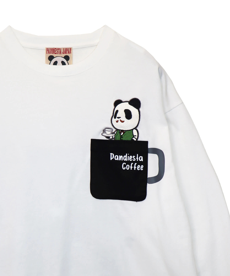 PANDIESTA(パンディエスタ) |SB PANDIESTA 大熊猫喫茶店 ロングスリーブ Tシャツ(595208 MENS)