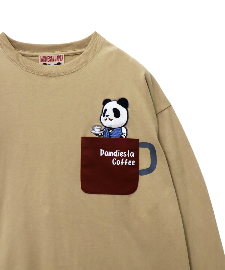 PANDIESTA(パンディエスタ) |SB PANDIESTA 大熊猫喫茶店 ロングスリーブ Tシャツ(595208 MENS)