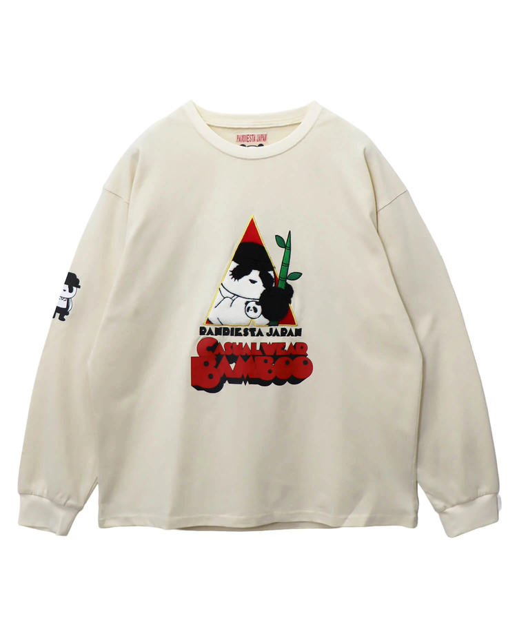 PANDIESTA(パンディエスタ) |SB PANDIESTA バンブー パンダ ボーイズ  ロングスリーブ Tシャツ(595963 MENS)
