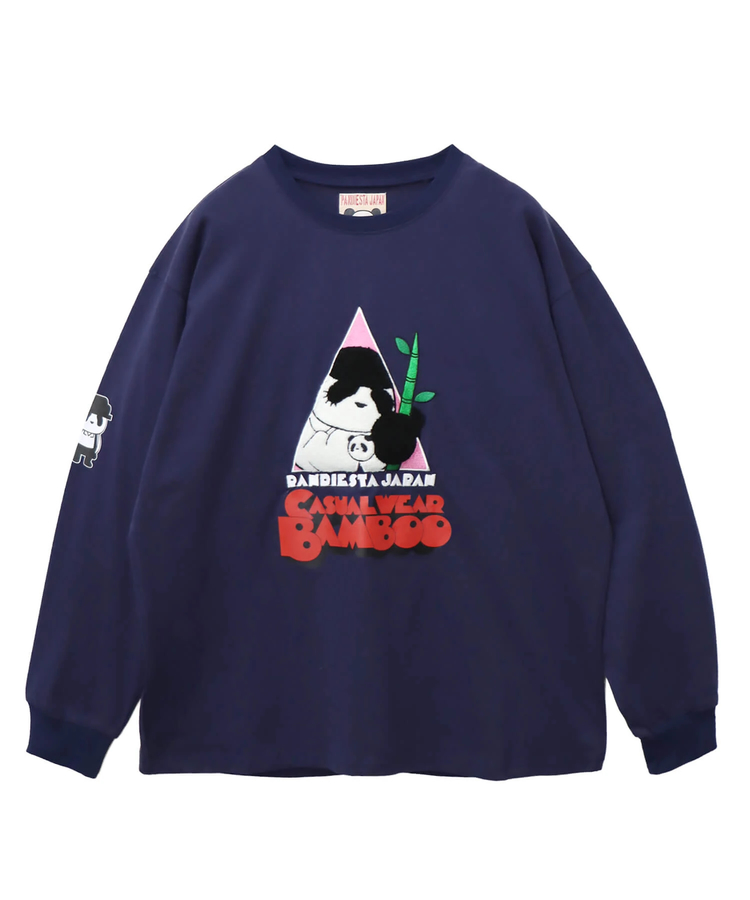 PANDIESTA(パンディエスタ) |SB PANDIESTA バンブー パンダ ボーイズ  ロングスリーブ Tシャツ(595963 MENS)
