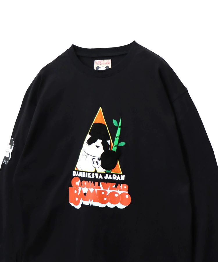 PANDIESTA(パンディエスタ) |SB PANDIESTA バンブー パンダ ボーイズ  ロングスリーブ Tシャツ(595963 MENS)