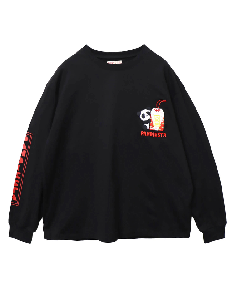 PANDIESTA(パンディエスタ) |SB PANDIESTA おまもりぱんだ ロングスリーブ Tシャツ(595964 MENS)