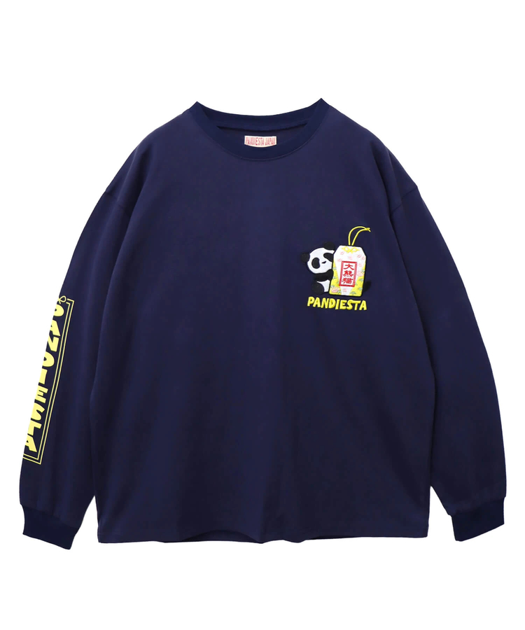 PANDIESTA(パンディエスタ) |SB PANDIESTA おまもりぱんだ ロングスリーブ Tシャツ(595964 MENS)