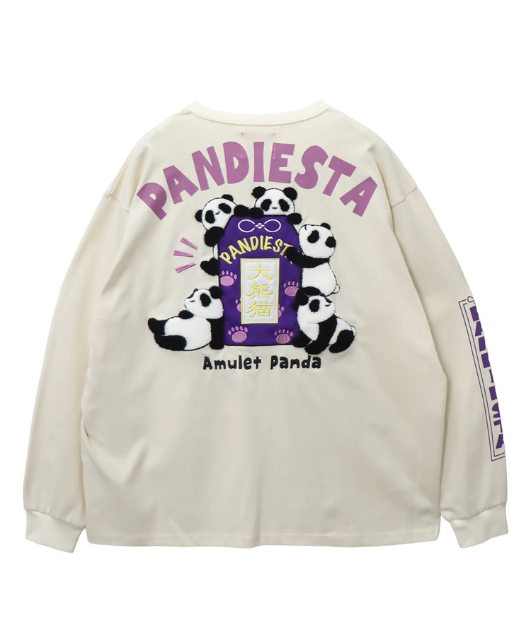 PANDIESTA(パンディエスタ) |SB PANDIESTA おまもりぱんだ ロングスリーブ Tシャツ(595964 MENS)