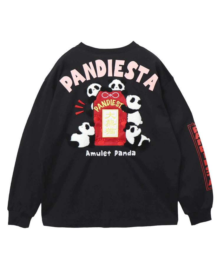 PANDIESTA(パンディエスタ) |SB PANDIESTA おまもりぱんだ ロングスリーブ Tシャツ(595964 MENS)