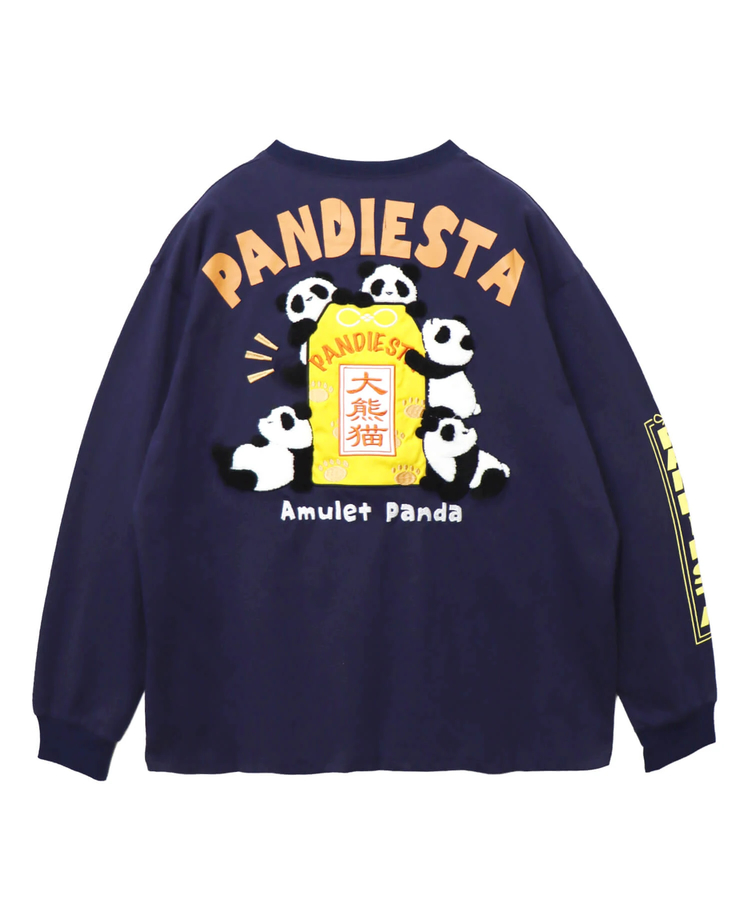 PANDIESTA(パンディエスタ) |SB PANDIESTA おまもりぱんだ ロングスリーブ Tシャツ(595964 MENS)
