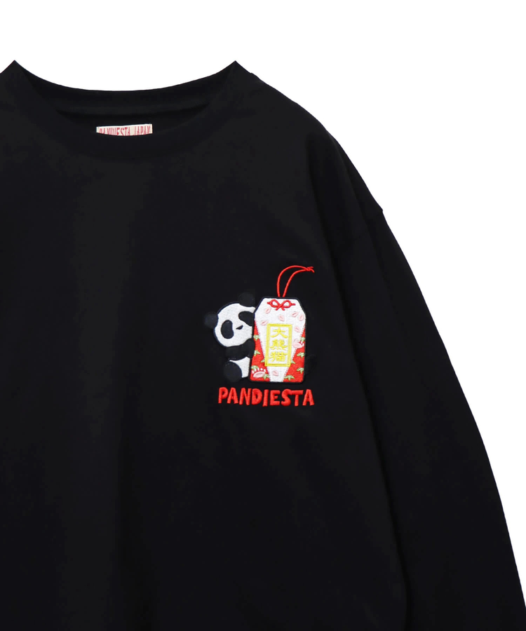 PANDIESTA(パンディエスタ) |SB PANDIESTA おまもりぱんだ ロングスリーブ Tシャツ(595964 MENS)