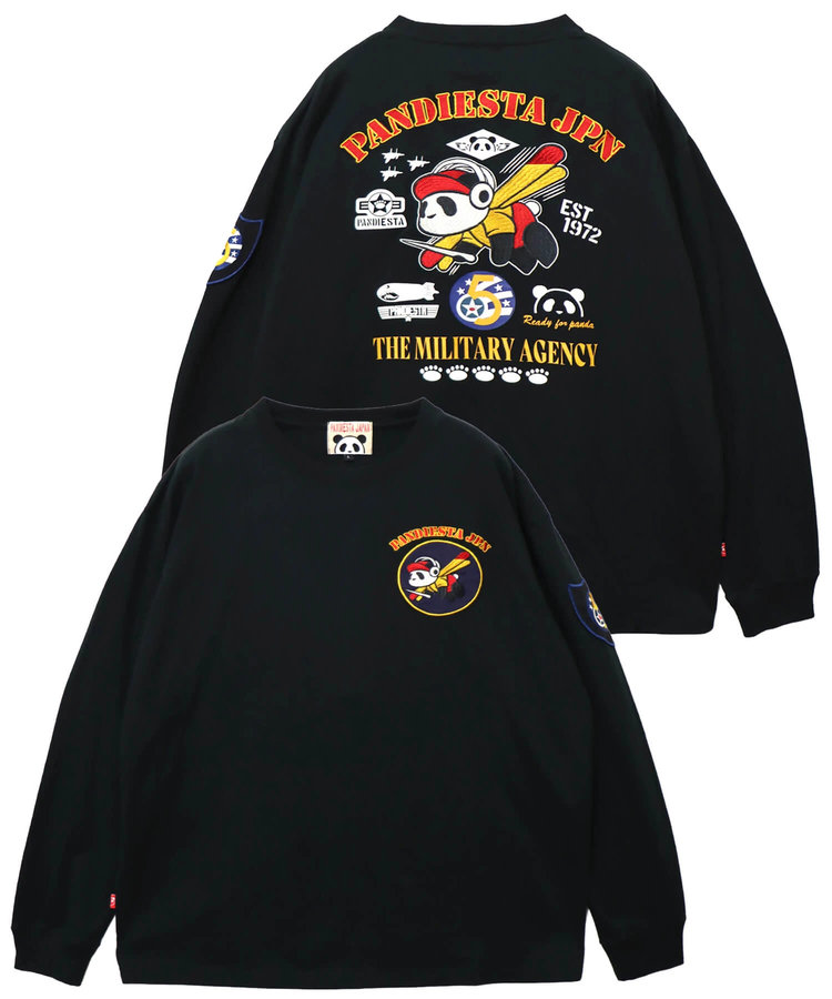 PANDIESTA(パンディエスタ) |SB PANDIESTA MOSQUITO PANDA ロングスリーブ Tシャツ(595853 MENS)
