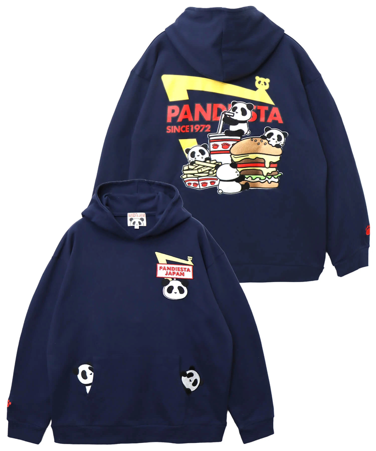PANDIESTA(パンディエスタ) |SB PANDIESTA ハンバーガーコンボ パンダ プル パーカー(595561 MENS)