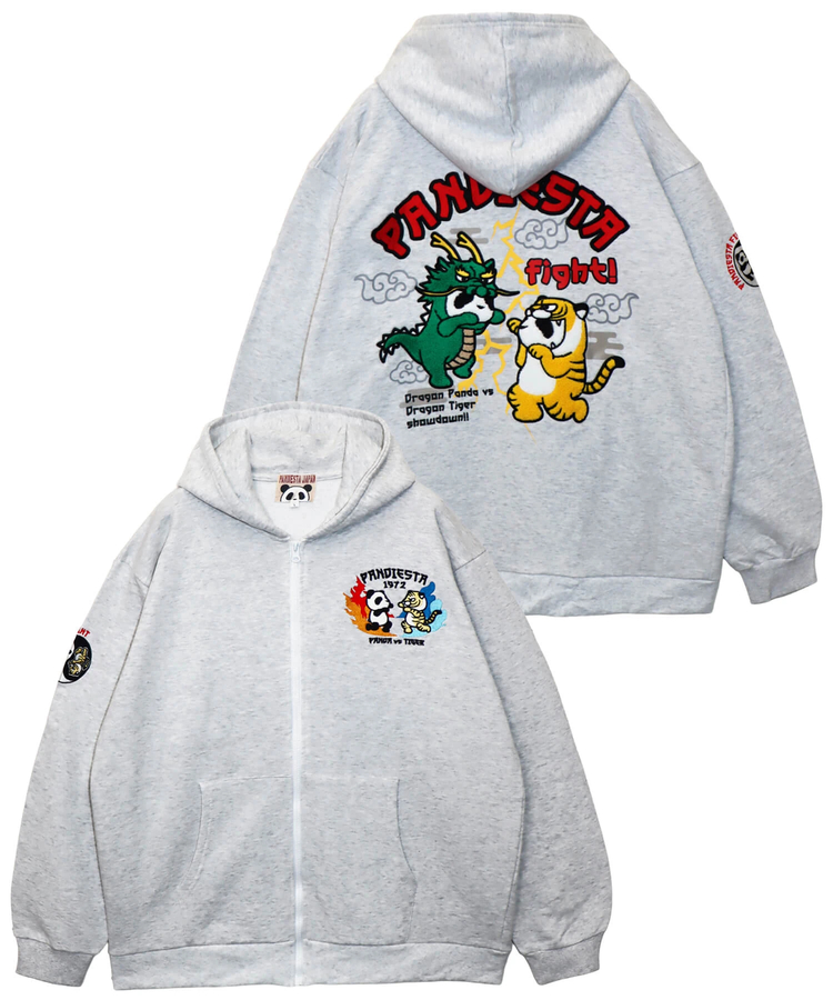 PANDIESTA(パンディエスタ) |SB PANDIESTA タイガー＆ドラゴン パンダ フルジップ パーカー(595562 MENS)